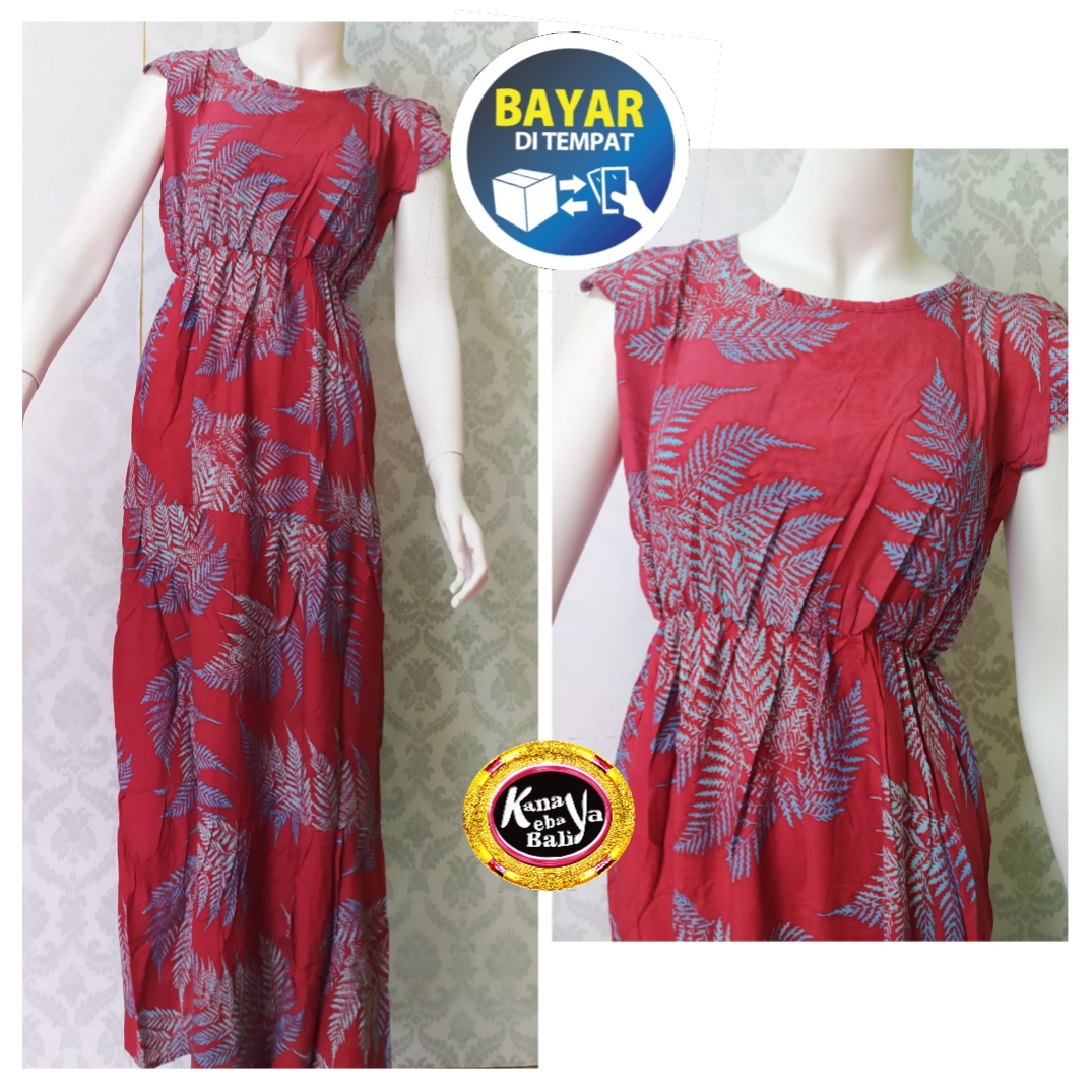 baju dress wanita pantai bali dres CANDA panjang rayon bali ootd wanita